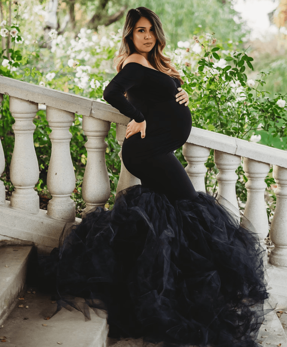 Clara Maternity Dress Short Black - Maternity Wedding Dresses, Evening Wear  and Party Clothes by Tiffany Rose US